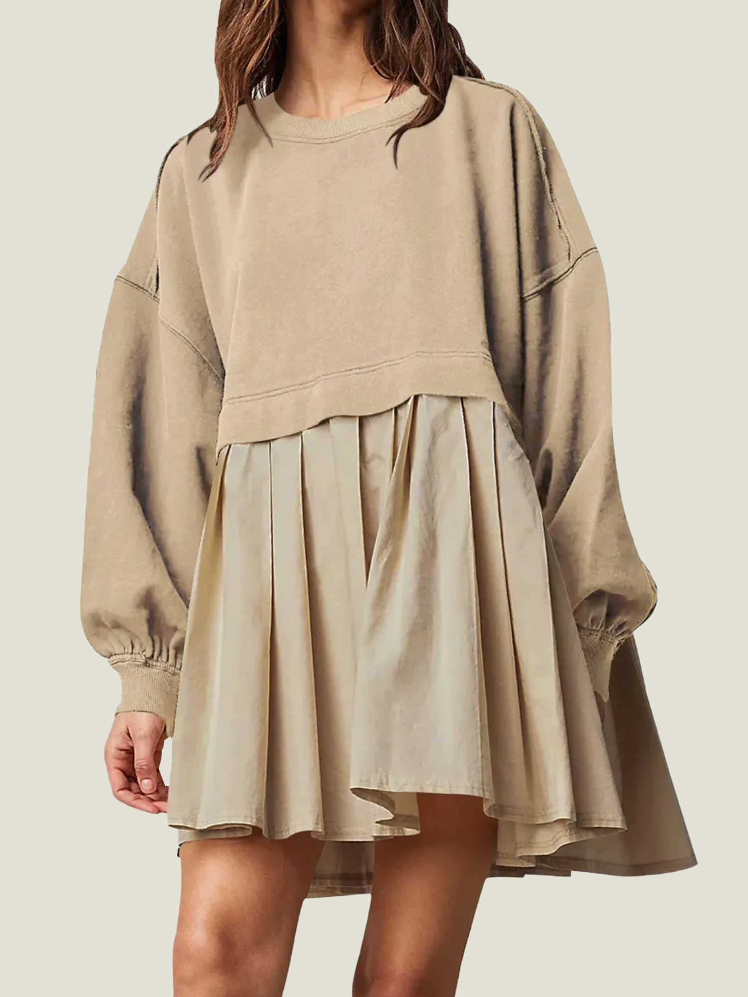 1-1-53 New Women's Oversized Sweatshirt Dress (Buy 2 Free Shipping) - Image 1