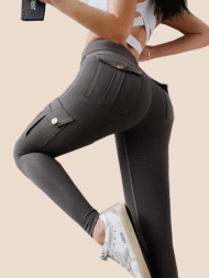 Women's Pocket Sexy Stretch Leggings Fitness Track Pants