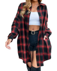 Women's Button Down Plaid Flannel Shirts (Buy 2 Free Shipping) - Image 8