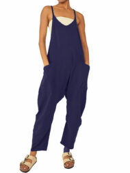 New Wide Leg Jumpsuit with Pockets (Buy 2 Free Shipping) - Image 14