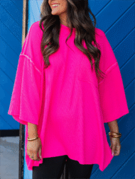 Oversize High Neck Urban Ribbed Tunic (Buy 2 Free Shipping) - Image 12