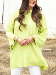 Oversize High Neck Urban Ribbed Tunic (Buy 2 Free Shipping) - Image 14