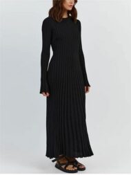 Fall New Sleeved Knit Midi Dress (Buy 2 Free Shipping) - Image 20