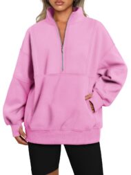 Women's Half Zip Oversized Sweatshirt with Pockerts (Buy 2 Free Shipping) - Image 6