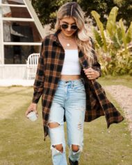 Women's Button Down Plaid Flannel Shirts (Buy 2 Free Shipping) - Image 5