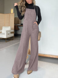 Women's Denim Wide Leg Overalls Jumpsuits (Buy 2 Free Shipping) - Image 10