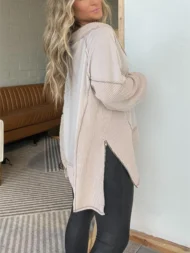 Women's V-Neck Loose Long Sleeve Top (Buy 2 Free Shipping) - Image 3