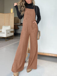 Women's Denim Wide Leg Overalls Jumpsuits (Buy 2 Free Shipping) - Image 9
