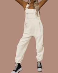 Women's Fleece Warm Overalls Loose Casual Jumpsuits (Buy 2 Free Shipping) - Image 2