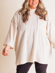 Oversize High Neck Urban Ribbed Tunic (Buy 2 Free Shipping) - Image 10
