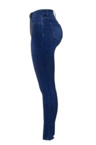 Elastic High Rise Skinny Jeans - Image 13