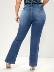 Bootcut Very Stretchy Mid Rise Medium Wash Sculpt Waist Jeans - Image 8