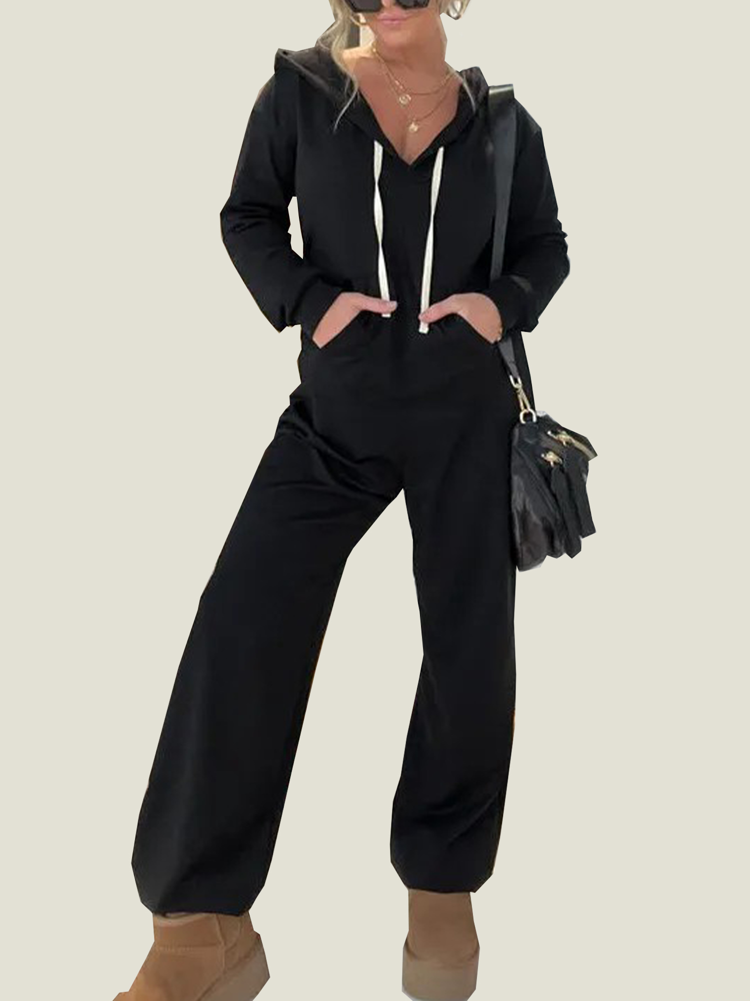 7-2 Women's Casual Cozy Days Jumpsuit (Buy 2 Free Shipping) - Image 1