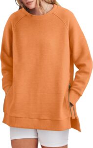 Women's Side Zipper Oversized Sweatshirt (Buy 2 Free Shipping) - Image 8