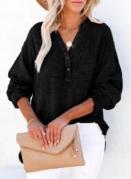 Women's Casual V-Neck Gauze Blouse (Buy 2 Free Shipping) - Image 10