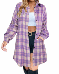 Women's Button Down Plaid Flannel Shirts (Buy 2 Free Shipping) - Image 15