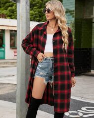 Women's Button Down Plaid Flannel Shirts (Buy 2 Free Shipping) - Image 10
