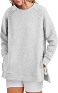 Women's Side Zipper Oversized Sweatshirt (Buy 2 Free Shipping) - Image 4