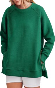 Women's Side Zipper Oversized Sweatshirt (Buy 2 Free Shipping) - Image 6