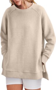Women's Side Zipper Oversized Sweatshirt (Buy 2 Free Shipping) - Image 16