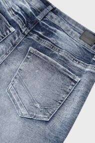 90s Vintage Embroidery Pocket Low Waist Jeans - Image 11