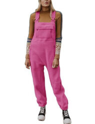 Women's Fleece Warm Overalls Loose Casual Jumpsuits (Buy 2 Free Shipping) - Image 5