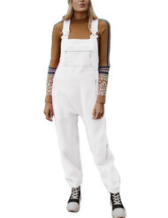 Women's Fleece Warm Overalls Loose Casual Jumpsuits (Buy 2 Free Shipping) - Image 6