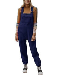 Women's Fleece Warm Overalls Loose Casual Jumpsuits (Buy 2 Free Shipping) - Image 7