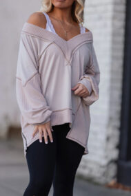Women's V-Neck Loose Long Sleeve Top (Buy 2 Free Shipping) - Image 7