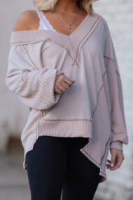 Women's V-Neck Loose Long Sleeve Top (Buy 2 Free Shipping) - Image 5