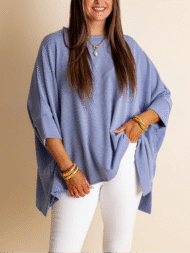 Women's Oversized Half Sleeve Ribbed Top (Buy 2 Free Shipping) - Image 17