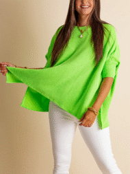 Women's Oversized Half Sleeve Ribbed Top (Buy 2 Free Shipping) - Image 13