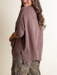 Women's Oversized Half Sleeve Ribbed Top (Buy 2 Free Shipping) - Image 7