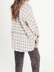 Women's Mineral Washed Button Down Plaid Flannel Shirt (Buy 2 Free Shipping) - Image 9