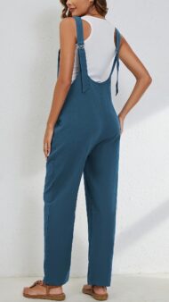 Women's Adjustable Straps Button Up Jumpsuit (Buy 2 Free Shipping) - Image 9