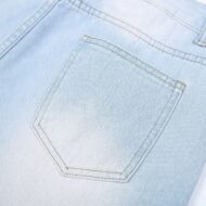 High Waist Loose Wide Leg Mopping Jeans - Image 9