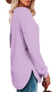 Women's High Low Curved Hem Tops (Buy 2 Free Shipping) - Image 10