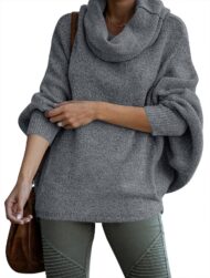 Women's Cowl Neck Pullover Sweaters with Pockets (Buy 2 Free Shipping) - Image 8