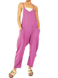 New Wide Leg Jumpsuit with Pockets (Buy 2 Free Shipping) - Image 13
