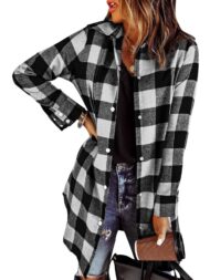 Women's Flannel Plaid Button Down Shirts (Buy 2 Free Shipping) - Image 13