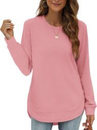 Women's High Low Curved Hem Tops (Buy 2 Free Shipping) - Image 6