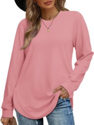 Women's High Low Curved Hem Tops (Buy 2 Free Shipping) - Image 7