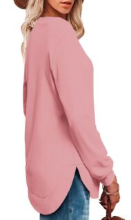 Women's High Low Curved Hem Tops (Buy 2 Free Shipping) - Image 8