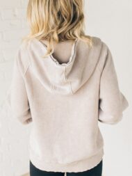 Women's 3/4 Zip Acid Washed Hoodie (Buy 2 Free Shipping) - Image 6