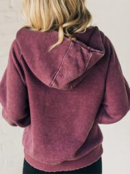 Women's 3/4 Zip Acid Washed Hoodie (Buy 2 Free Shipping) - Image 10