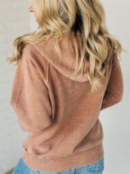 Women's 3/4 Zip Acid Washed Hoodie (Buy 2 Free Shipping) - Image 4