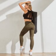 Women's Pocket Sexy Stretch Leggings Fitness Track Pants - Image 7