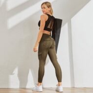 Women's Pocket Sexy Stretch Leggings Fitness Track Pants - Image 8