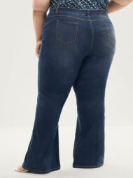 Bootcut Very Stretchy Mid Rise Medium Wash Sculpt Waist Jeans - Image 6