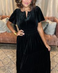 Women's Velvet Tiered Maxi Dress (Buy 2 Free Shipping) - Image 6
